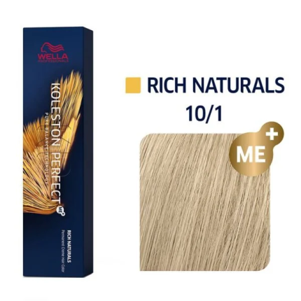 Wella Koleston Βαφή Μαλλιών 10/1 Κατάξανθο Σαντρέ 60ml - 2