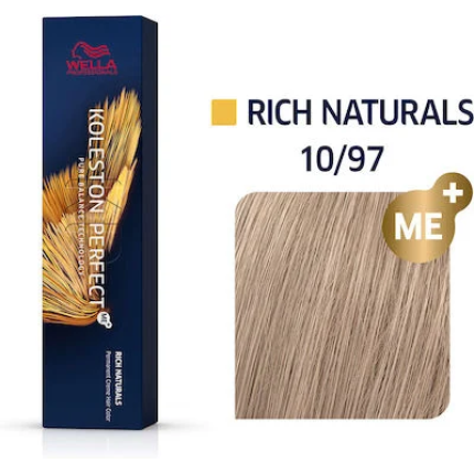 Wella Koleston Βαφή Μαλλιών 10/97 Κατάξανθο Φύμε Καφέ 60ml