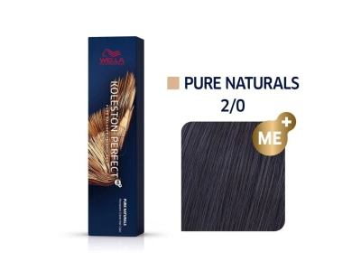 Wella Koleston Βαφή Μαλλιών 2/0 Μαύρο Φυσικό 60ml product image