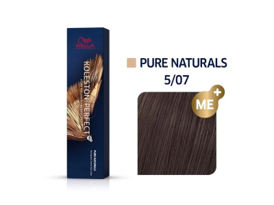 Wella Koleston Βαφή Μαλλιών 5/07 Καστανό Ανοιχτό Φυσικό Καφέ 60ml product image