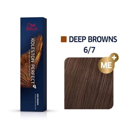 Wella Koleston Βαφή Μαλλιών 6/7 Ξανθό Σκούρο Καφέ 60ml