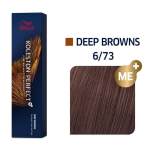Wella Koleston Βαφή Μαλλιών 6/73 Ξανθό Σκούρο Καφέ Χρυσό 60ml - 2