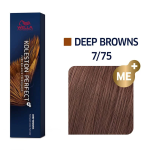 Wella Koleston Βαφή Μαλλιών 7/75 Ξανθό Καφέ Μαονί 60ml - 2