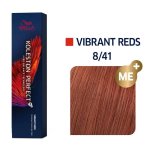 Wella Koleston Βαφή Μαλλιών 8/41 Ξανθό Ανοιχτό Κόκκινο Σαντρέ 60ml - 2