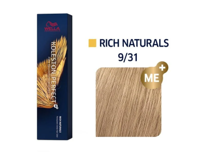 Wella Koleston Βαφή Μαλλιών 9/31 Πολύ Ανοιχτό Ξανθό Χρυσό Σαντρέ 60ml product image