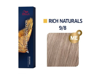 Wella Koleston Βαφή Μαλλιών 9/8 Πολύ Ανοιχτό Ξανθό Περλέ 60ml