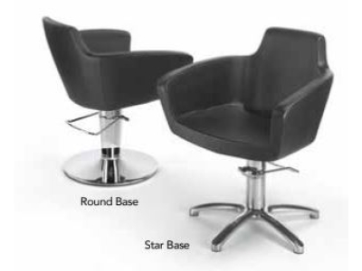 Καρέκλα Κομμωτηρίου Beauty Star - ALBA με Στρογγυλή ή σχήμα Αστεριού Βάση