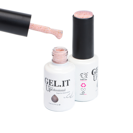 Gel.It.Up Ημιμόνιμο 2145A Glitzy Peach 11ml