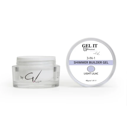 Gel.It.Up Light Lilac 3-in-1 Shimmer Builder Gel 40g