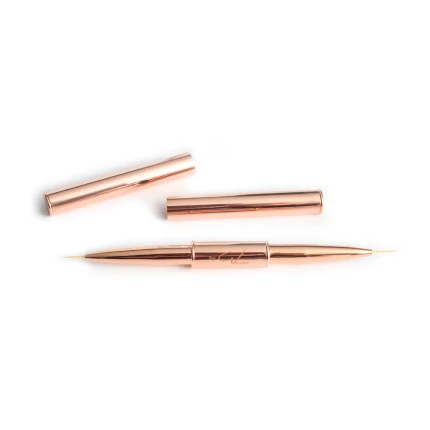 Gel.It.Up Skinny Nail Art Brush 9mm & 11mm Rose Gold