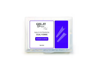 Gel.It.Up Nail Extension Dual Forms Russian Almond