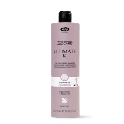Lisap Ultimate K Σαμπουάν Θεραπείας Κερατίνης Step 1 500ml