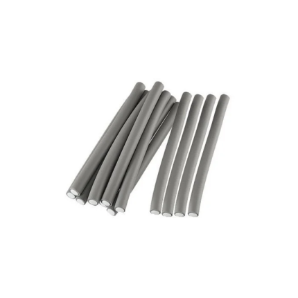 Rollers Μαλλιών Γκρι PU02022 10τμχ
