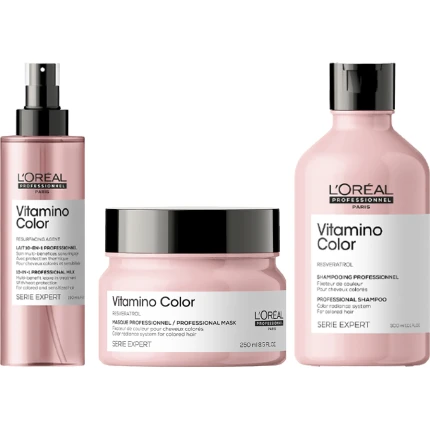 L' Oreal Professionel Vitamino Color Σετ Περιποίησης Βαμμένων Μαλλιών 3τμχ