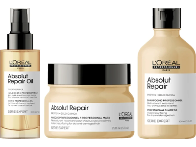 Loreal Σετ Σαμπουάν – Μάσκα – Λάδια Absolut Repair