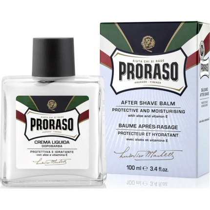 Proraso After Shave Balm Με Αλόε Βέρα Και Βιταμίνη Ε 100ml