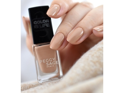 Peggy Sage Color Is Life Mini Βερνίκι Νυχιών Satin Nude 5ml