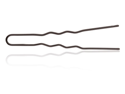 Τσιμπιδάκια Μαλλιών Μαύρα Με Άνοιγμα 5cm