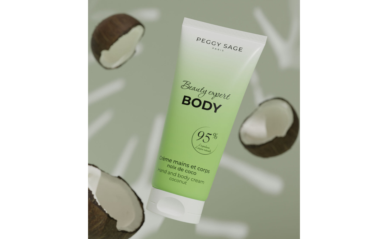 Peggy Sage Κρέμα Σώματος Και Χεριών Με Καρύδα 300ml