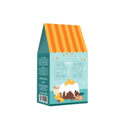 Dalon Xmas Pack Lemon Panettone (Body Milk 200ml + Shower Gel 300ml)