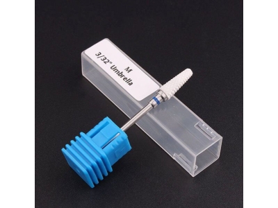 Μπλε Κεραμική Φρέζα Για Αφαίρεση Gel & Ακρυλικού Με Μπλε Δαχτύλιο