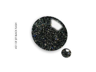 Gel.It.Up Ημιμόνιμο Βερνίκι Νυχιών 2113F JET BLACK FLASH 11ML