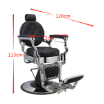 Καρέκλα Barber Μαύρη Hairland 1001