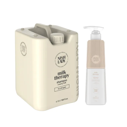 Nishlady Milk Bath Pro Μαλακτική Κρέμα Μαλλιών 5LT