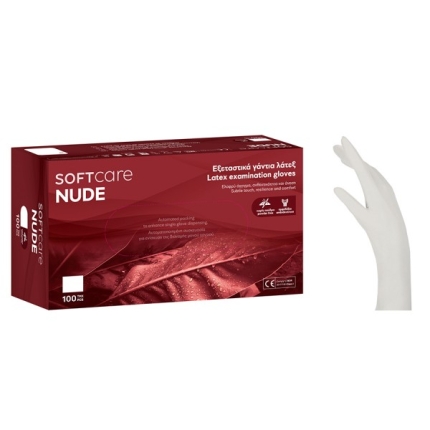 Γάντια Soft Care Latex Χωρίς Πούδρα Μedium 100ΤΜΧ