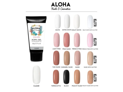 Aloha Acryl Gel Clear-Διάφανο UV/LED 30g product image