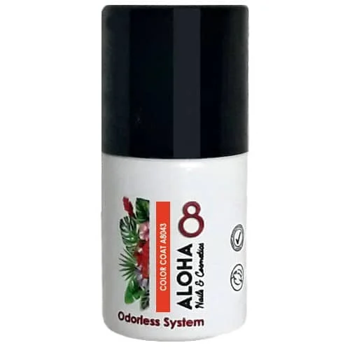 Aloha Ημιμόνιμο A8043 Coral Red-Κόκκινο Κοραλί 8ml - Aloha Ημιμόνιμα Βερνίκια 8ml Aloha Ημιμόνιμο A8043 Coral Red-Κόκκινο Κοραλί 8ml