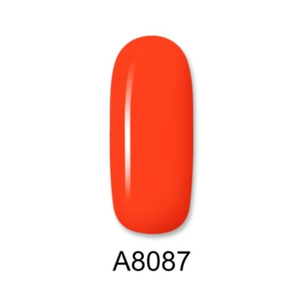 Aloha Ημιμόνιμο A8087 Neon Orange Red-Πορτοκαλο-Κόκκινο Neon 8ml - 2