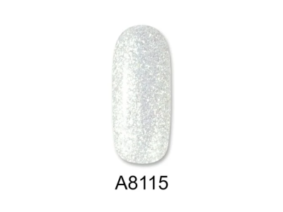 Aloha Ημιμόνιμο A8115 White Glitter 8ml product image