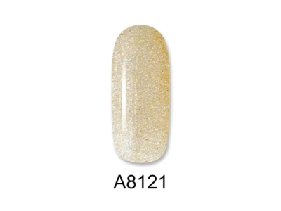 Aloha Ημιμόνιμο A8121 Champagne Glitter-Σαμπανιζέ Glitter 8ml - φωτογραφία προϊόντος 2