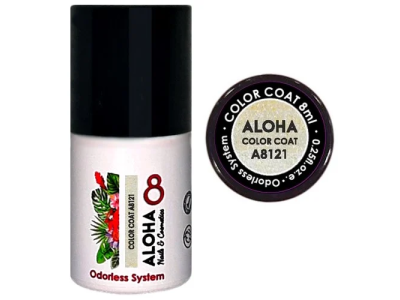 Aloha Ημιμόνιμο A8121 Champagne Glitter-Σαμπανιζέ Glitter 8ml