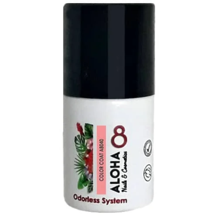 Aloha Ημιμόνιμο Βερνίκι Νυχιών Color Coat A8040 Coral Pink 8ml