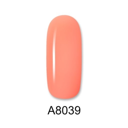 Aloha Ημιμόνιμο Βερνίκι Νυχιών Color Coat A8039 Tangerine 8ml