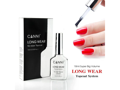 Canni Long Wear No Wipe Top Coat 18ml - 2