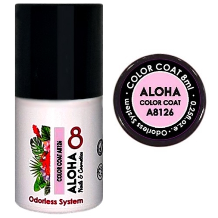 Aloha Ημιμόνιμο Βερνίκι Νυχιών Color Coat A8126 Baby Pink 8ml