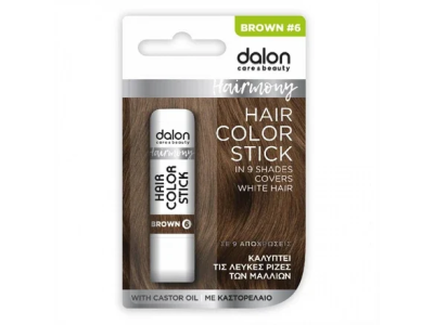 Dalon Hair Color Stick Καστανό #6 4.5g