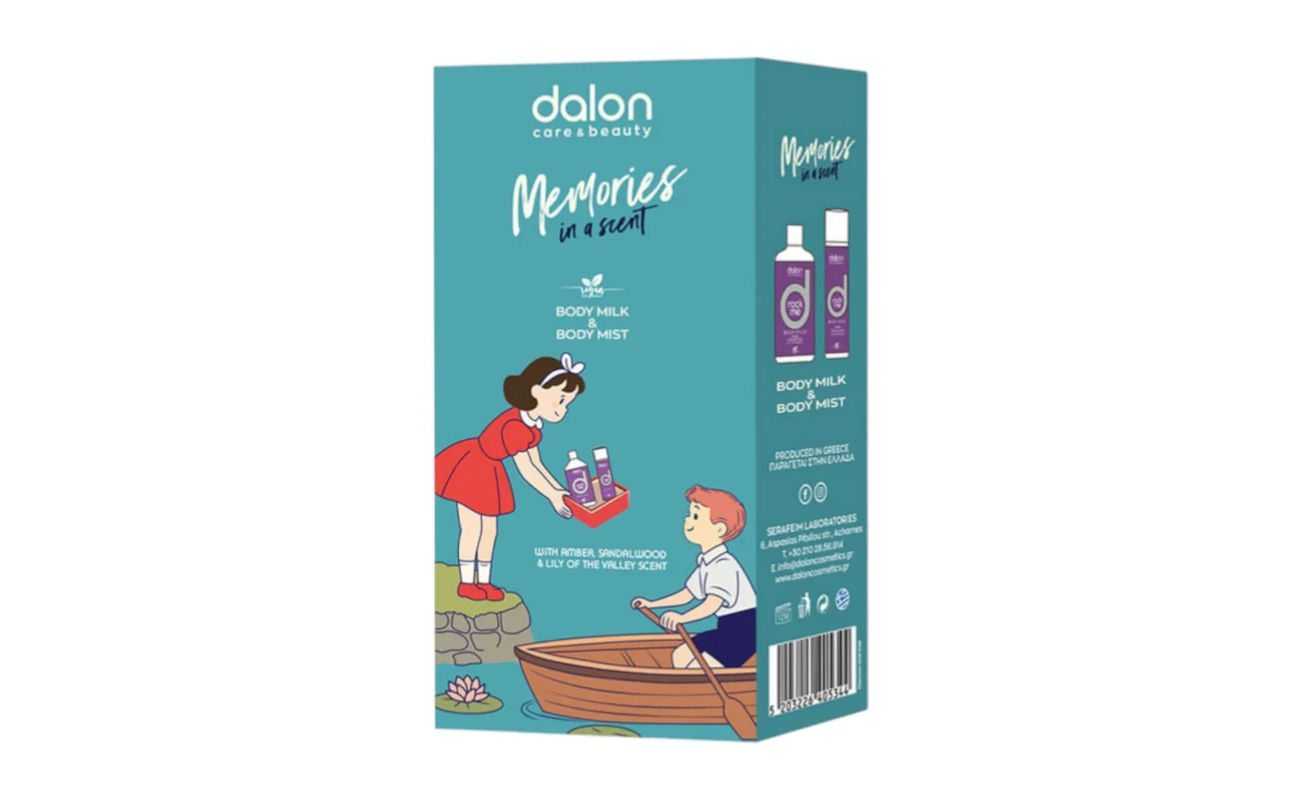 Dalon Moments In A Scent Rock Me Σετ Body Milk & Body Mis