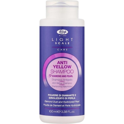 Lisap Milano Light Scale Care Anti Yellow Σαμπουάν Κατά Του Κιτρινίσματος 100ml