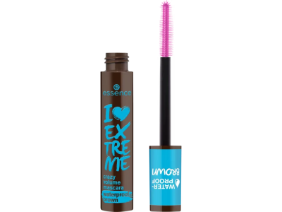 Essence Crazy Volume Mascara I Love Extreme Waterproof Brown