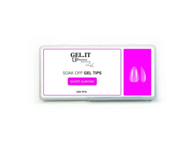 GEL.IT.UP Soak Off Gel Tips Short Almond