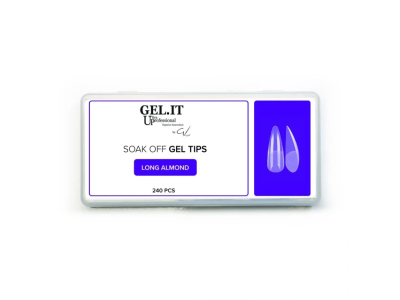 GEL.IT.UP Soak Off Gel Tips Long Almond 240pcs