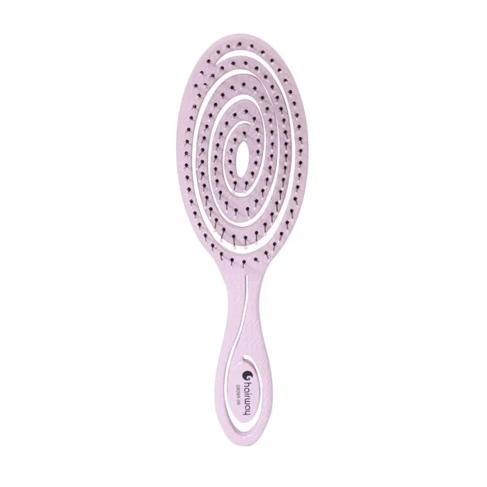 Hairway Βουρτσα Oval Organika Lilac 08095-6 - ΕΙΔΗ ΚΟΜΜΩΤΗΡΙΟΥ Hairway Βουρτσα Oval Organika Lilac 08095-6