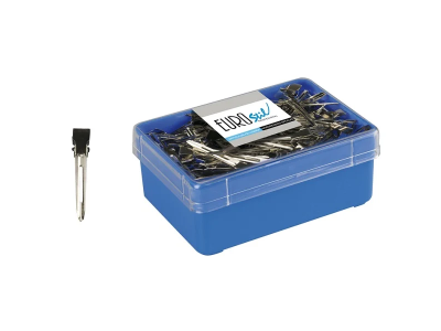 Κλιψ Μεταλλικά Eurostil Μονά  1340 120τεμ