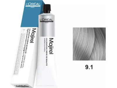 L’Oreal Professionnel Majirel 9.1 Ξανθό Πολύ Ανοιχτό Σαντρέ 60ml