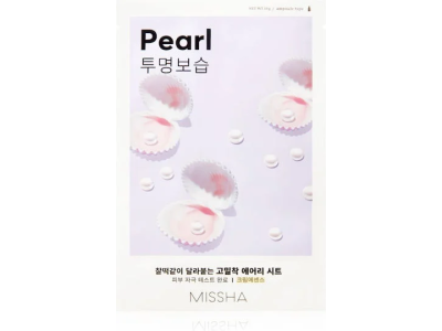 Missha Pearl Sheet Μάσκα Προσώπου Για Λάμψη 19gr