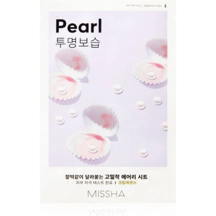 Missha Pearl Sheet Μάσκα Προσώπου Για Λάμψη 19gr